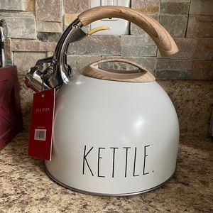 Rae Dunn white kettle